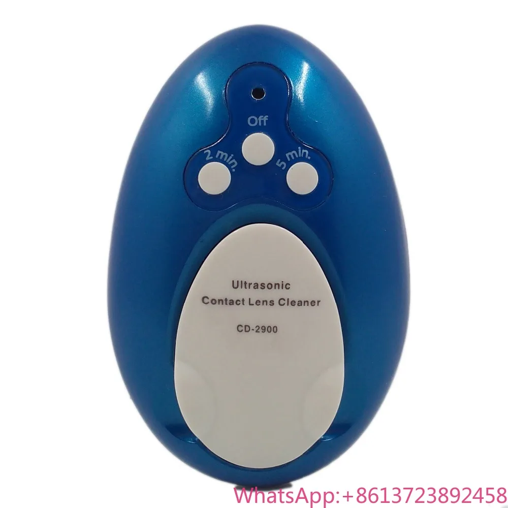 

CD-2900 2 Minutes Clean Daily Care Solution Color Blue Ultrasonic Contact Lens Cleaner Contact Lens Cleaning Device