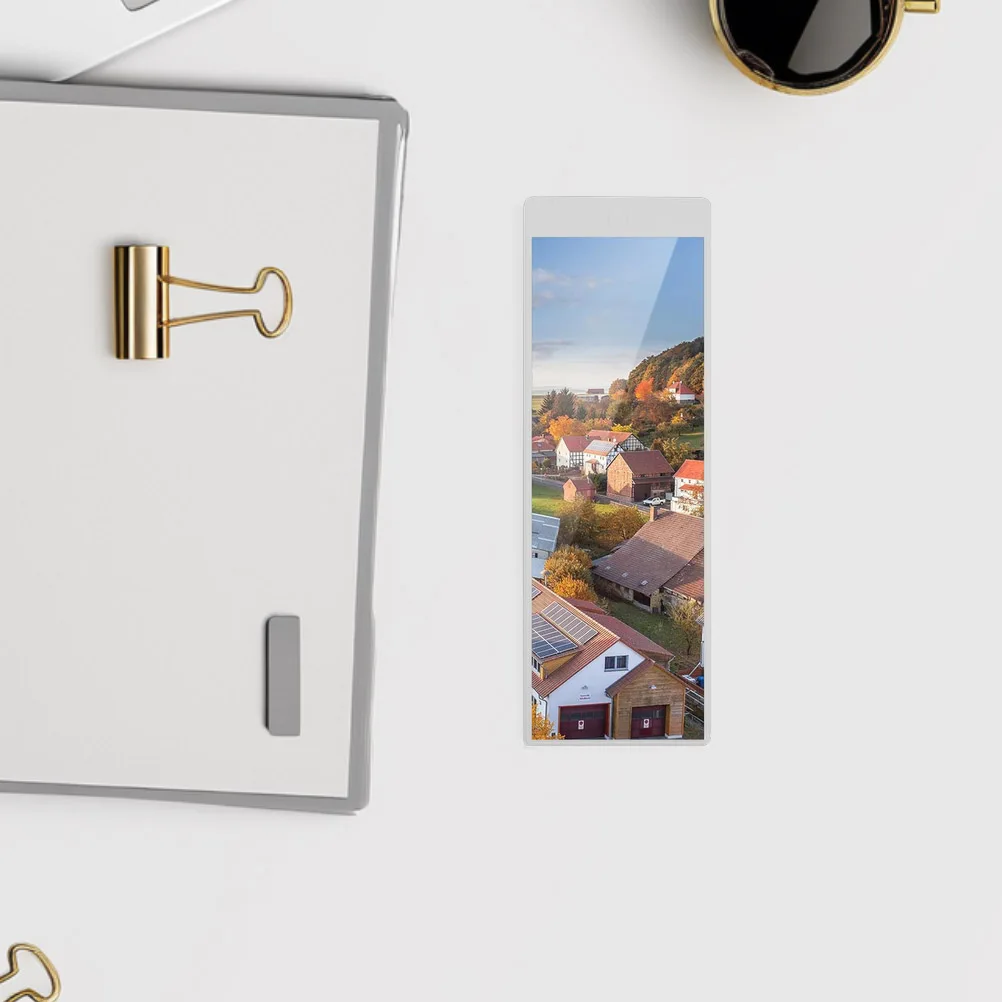 

15Pcs Clear Pvc Transparent Bookmark Protectors Lightweight Waterproof Sleeves for Crafting Photos Artwork Picture Holders