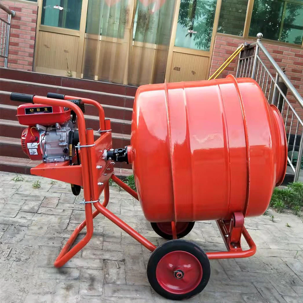 

Customized Electric Hand Push Concrete Mixing Machine Mobile Self Loading Concrete Mixer