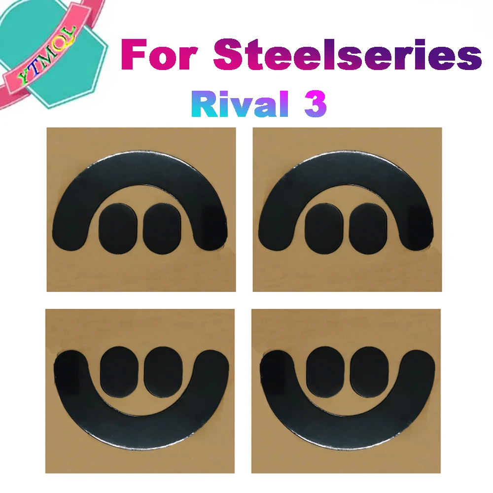 1set Mouse Skate untuk Steelseries Rival 3 700 710 600 650 500 310 300 300S 95 Penyelamat Optik 0.6Mm Mouse Gaming Nirkabel