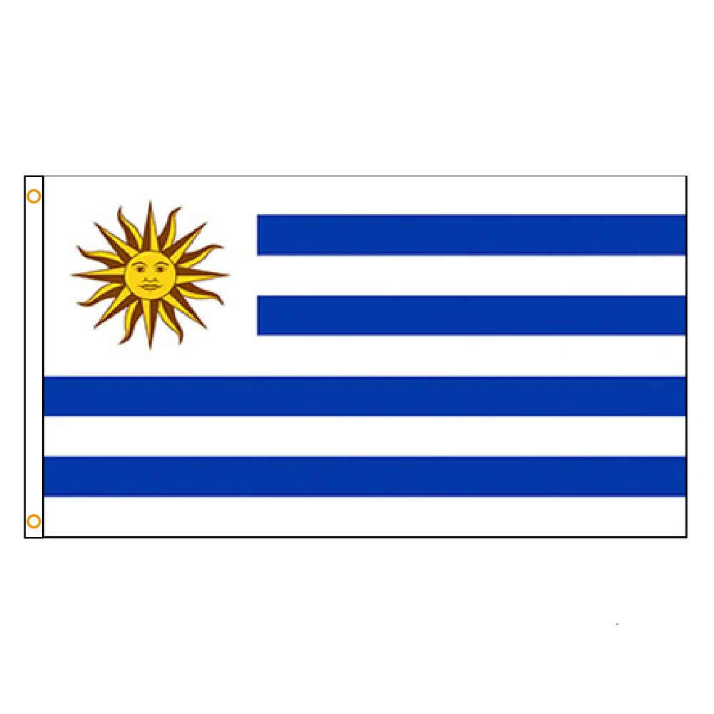 90x150 CM URY UY Uruguay Flag Of UN For Decoration