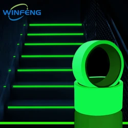 1/2/5Pcs Luminous Tape Fluorescent Night Self-adhesive Glow In Dark Sticker Safety Security Home Decoration Stairs Warning Tapes