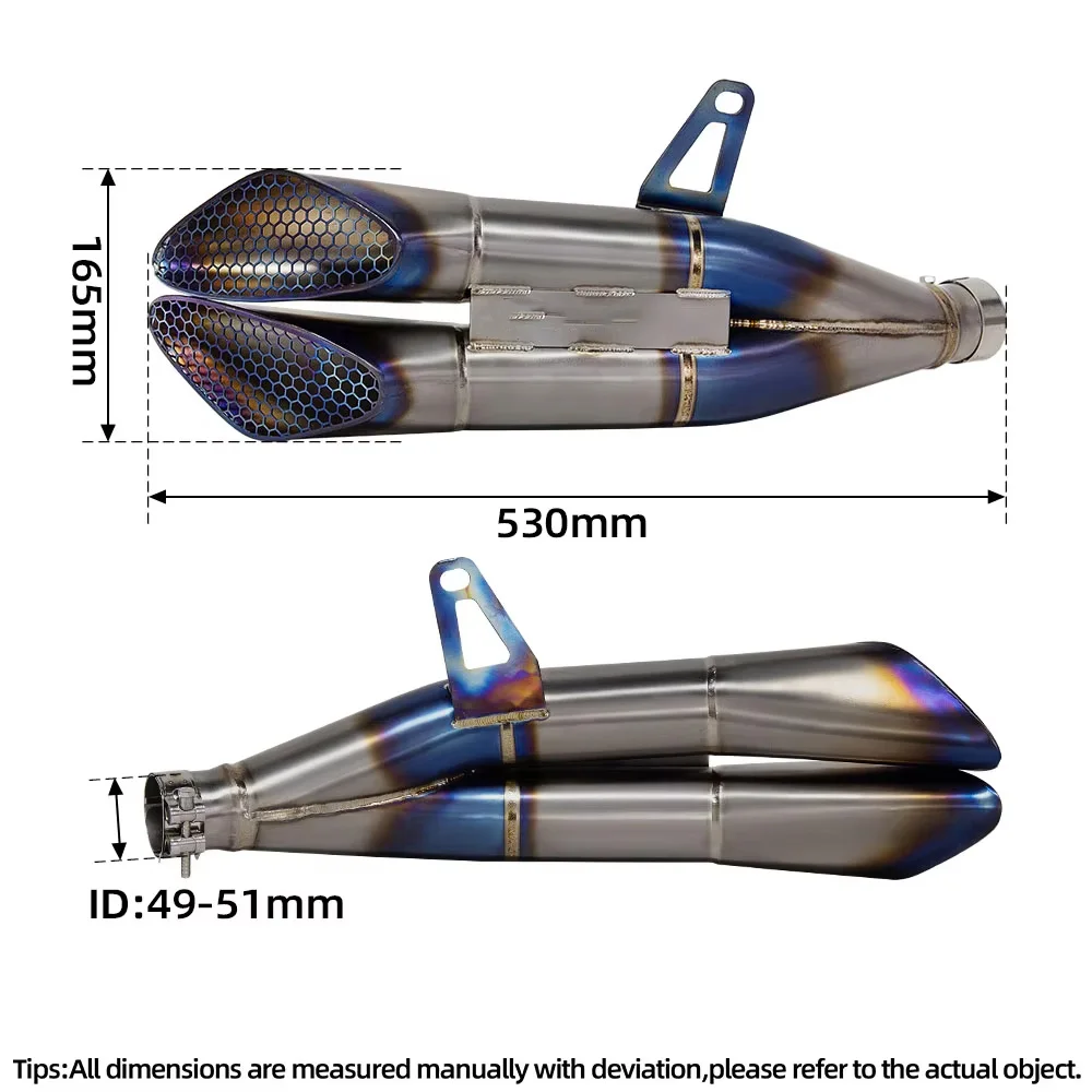 DYNAMIC Titanium Racing Exhaust Kit Hot Sale Full Exhaust System for Suzuki Gsxr1000 2017-2024