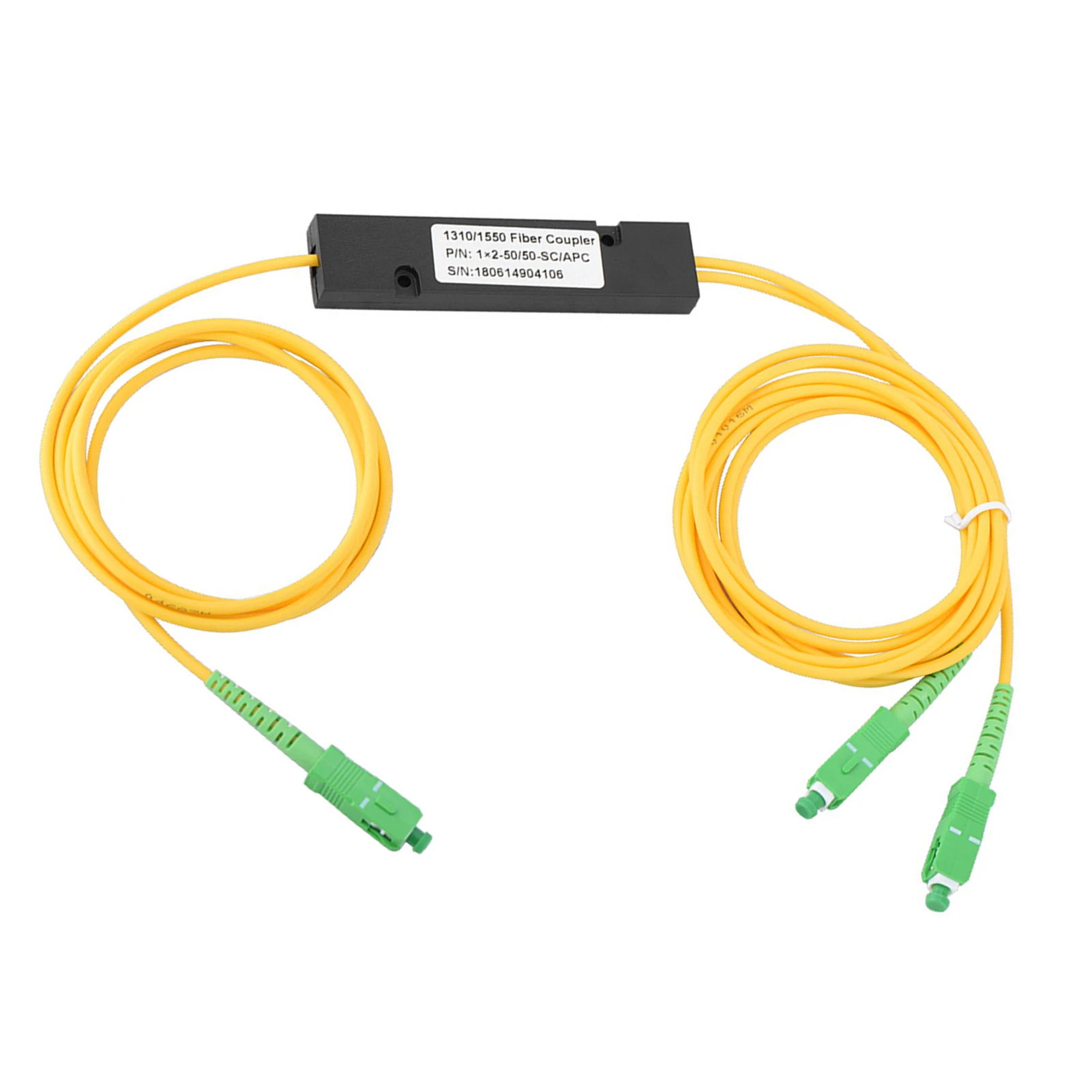 SC 1X2 PLC Singlemode Fiber Optical Splitter SC/UPC PCL Splitter