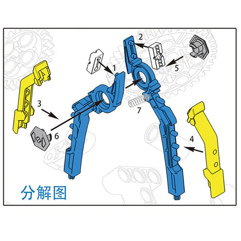 Toys Dismantled Device Building Blocks  Pliers Clip remover Tongs Tool Bricks Designer Creative Technology Accessories Parts view 6