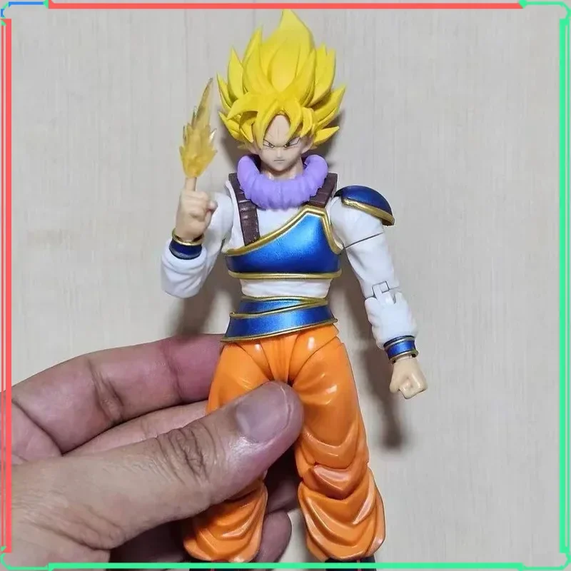 

Dragon Ball Shf Son Goku Chibi Action Figure with Instant Transmission Accessories for Clothes Doll Collection Decoration