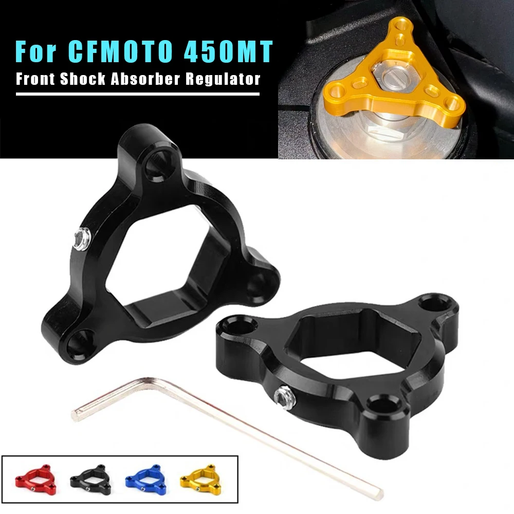 Front Fork Shock Regulator For CFMOTO 450MT 650MT 800MT 700MT Motorcycle Accessories Front Suspension Fork Preload Adjusters Cap