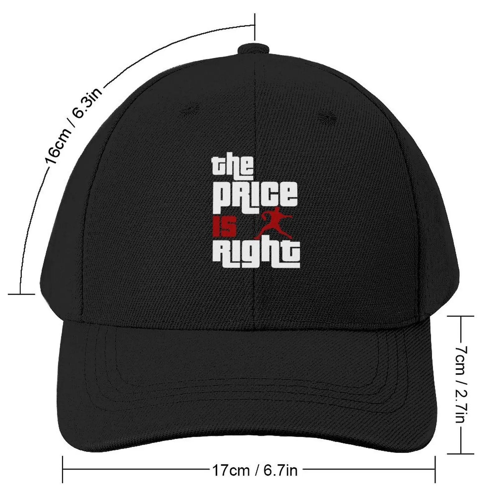 The Price Is Right Boston Baseball Pitcher Baseball Cap Hip Hop Hat Baseball Cap black Sports Cap Hats Woman Men's