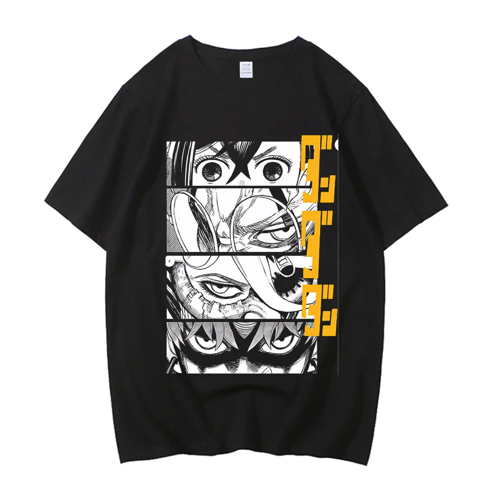 Dandadan Okarun Top Tees Cotton High Quality male Gothic 2000s Vintage Trendy t-shirt Colorful Digital anime Pastel Comfortable