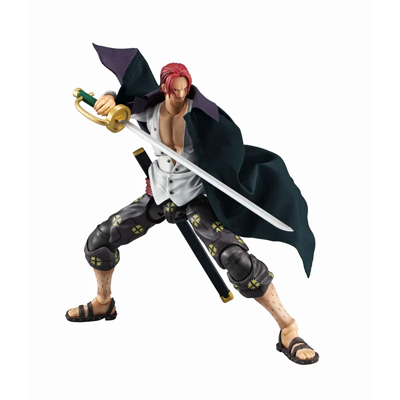 Original Megahouse One Piece Variable Action Heroes Red Haired Shanks Ver 1.5 In Stock Anime Action Collection Figures Model Toy