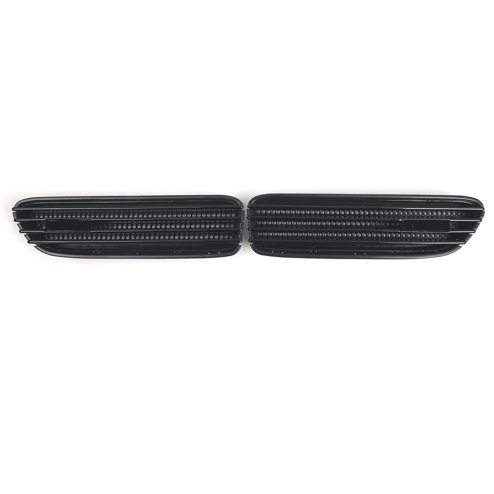 Glossy Black Side Grill Fender Vent Grille For BMW E46 For M3 2001-2006 3256807599470332 Replacement Automobiles Parts