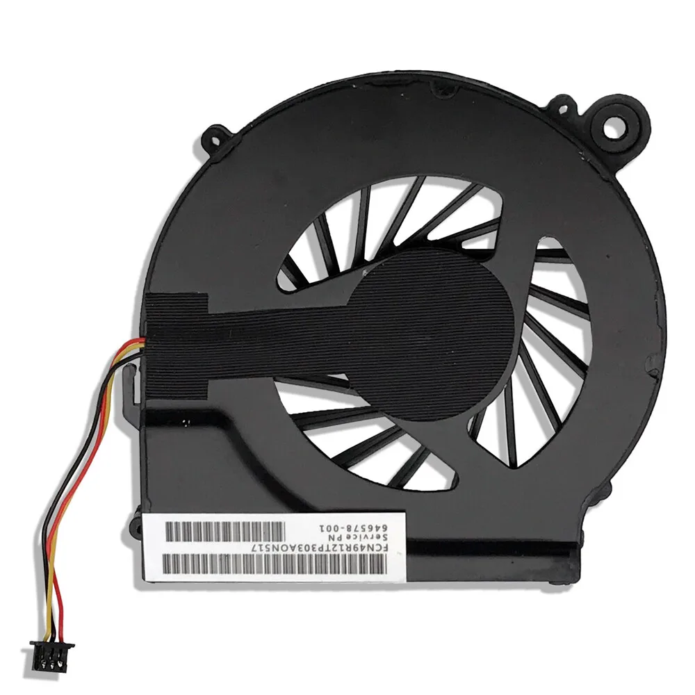 Nuevo ventilador de refrigeración de CPU con conector de 3 pines para HP Compaq CQ42 CQ62 G56 606609-001