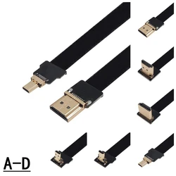 Micro HDMI soft cable for aerial photography of mountain dog drone FPV camera monitor, HD image transmission
