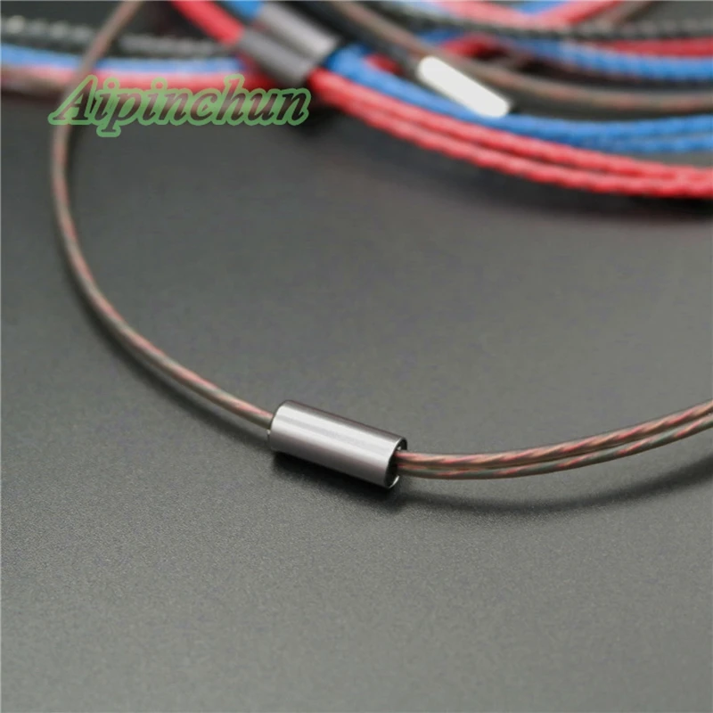 Aipinchun 3,5 мм 3-полюсный линейный разъем DIY кабель для наушников ремонт наушников Замена провода шнур 4 цвета A08