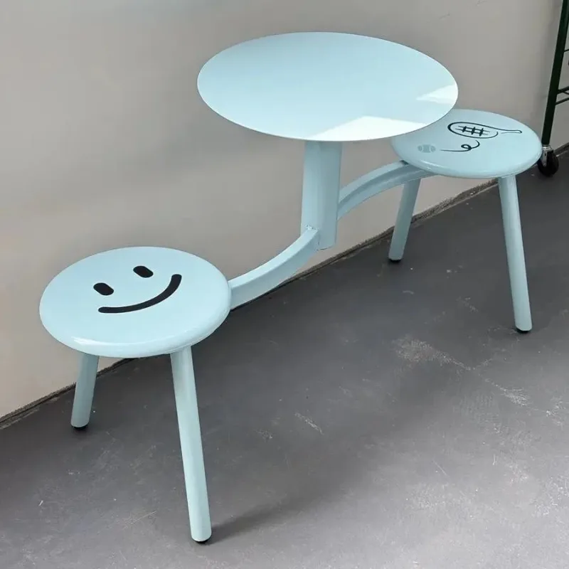 

ins Korea Outdoor Bench Park Bench Milk Tea Coffee Shop Gym Rest Stool