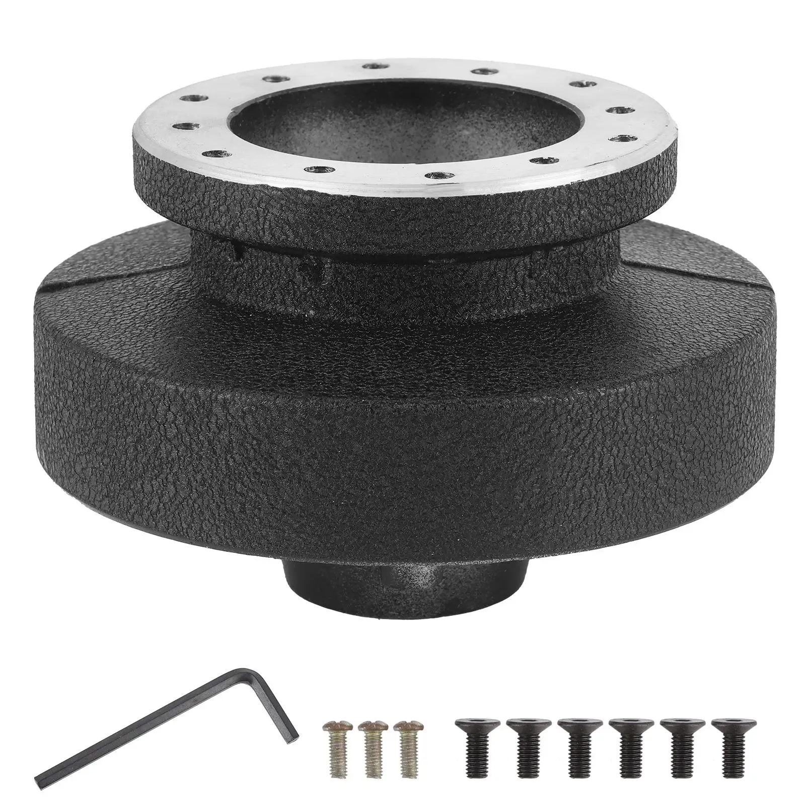 

Car Steering Wheel Hub Adapter Mounting Base Car Refitting Accessory Fit for BMW E36 momo /OMP/NRG