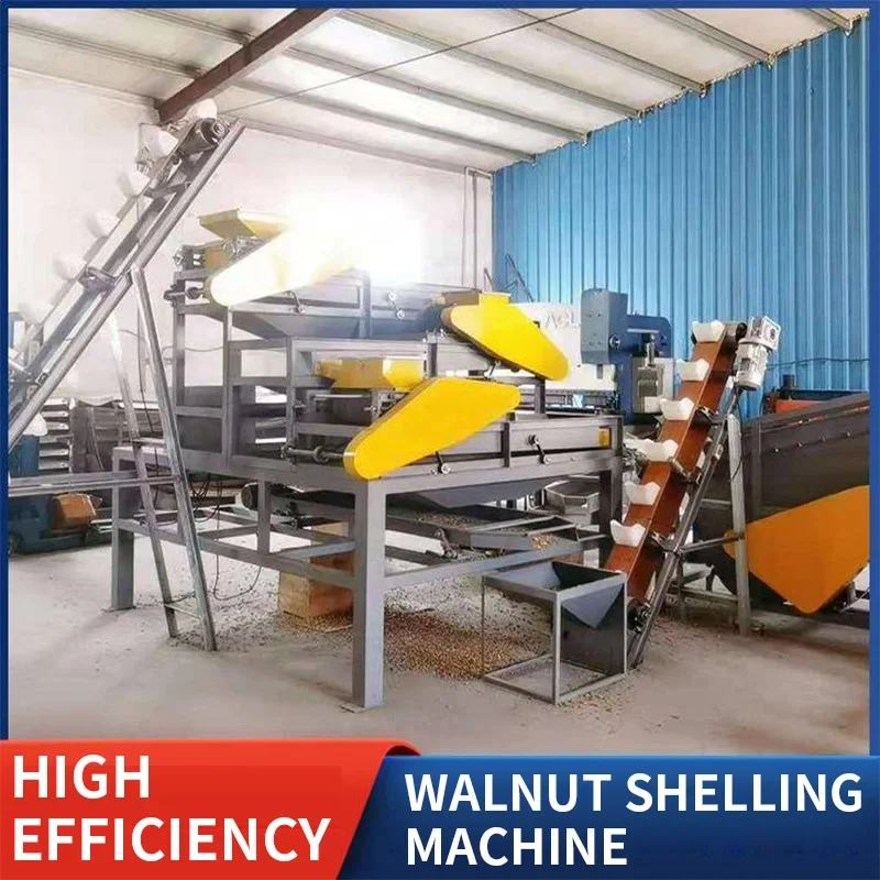 Commercial Nut Shelling Machine, Automatic Pistachio/Almond Shelling Equipment, Walnut Processing(Customized)