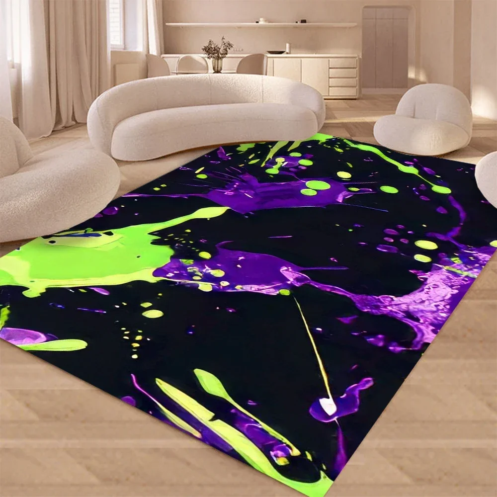 HD-Colorful Graffiti Carpet Rug for Home Living Room Bedroom Sofa Doormat Decor,kids Game Area Rug Floor Mat Gift