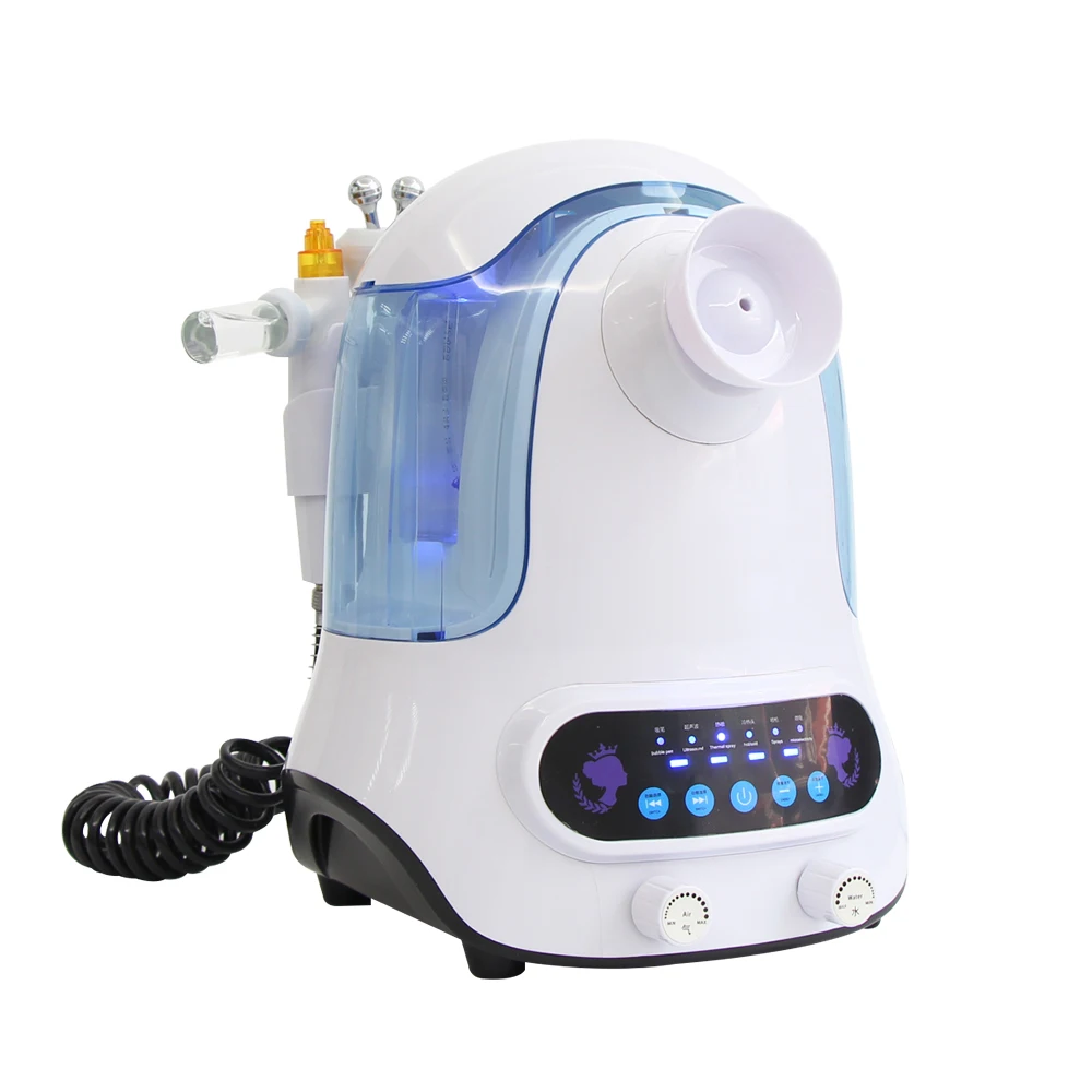 6 in1 H2-O2 Hydro Dermabrasion Bio-lifting Spa Facial Hydro Facial Microdermabrasion Machine Water Dermabrasion Beauty machin