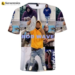 2023 Rapper Rod Wave T-shirt Men Women Fashion Oversized T Shirt Hip Hop Tops Rod Wave 3D Printed Tee Shirt Camiseta Hombre