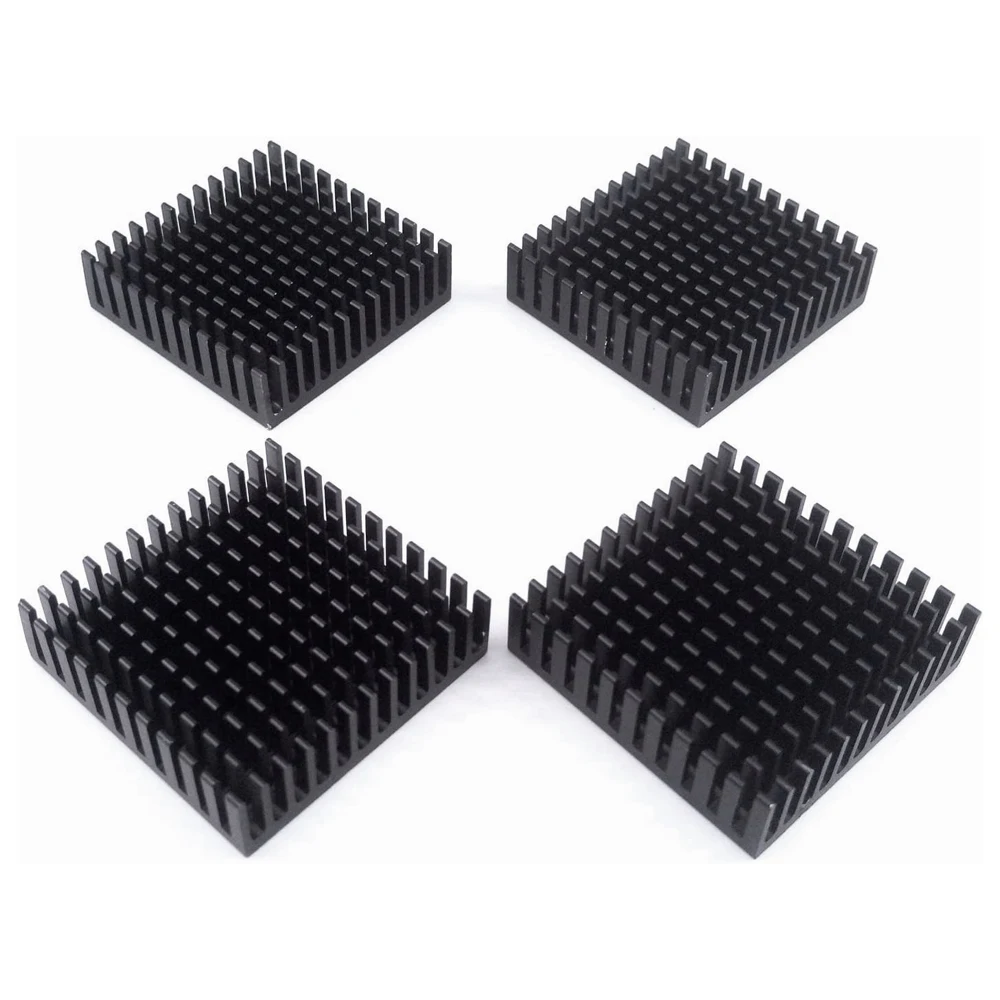 4PCS Heatsink Kit 40x40x11mm Cooler Aluminum Heat Sink for Cooling 3D Printer Stepper Motor Parts