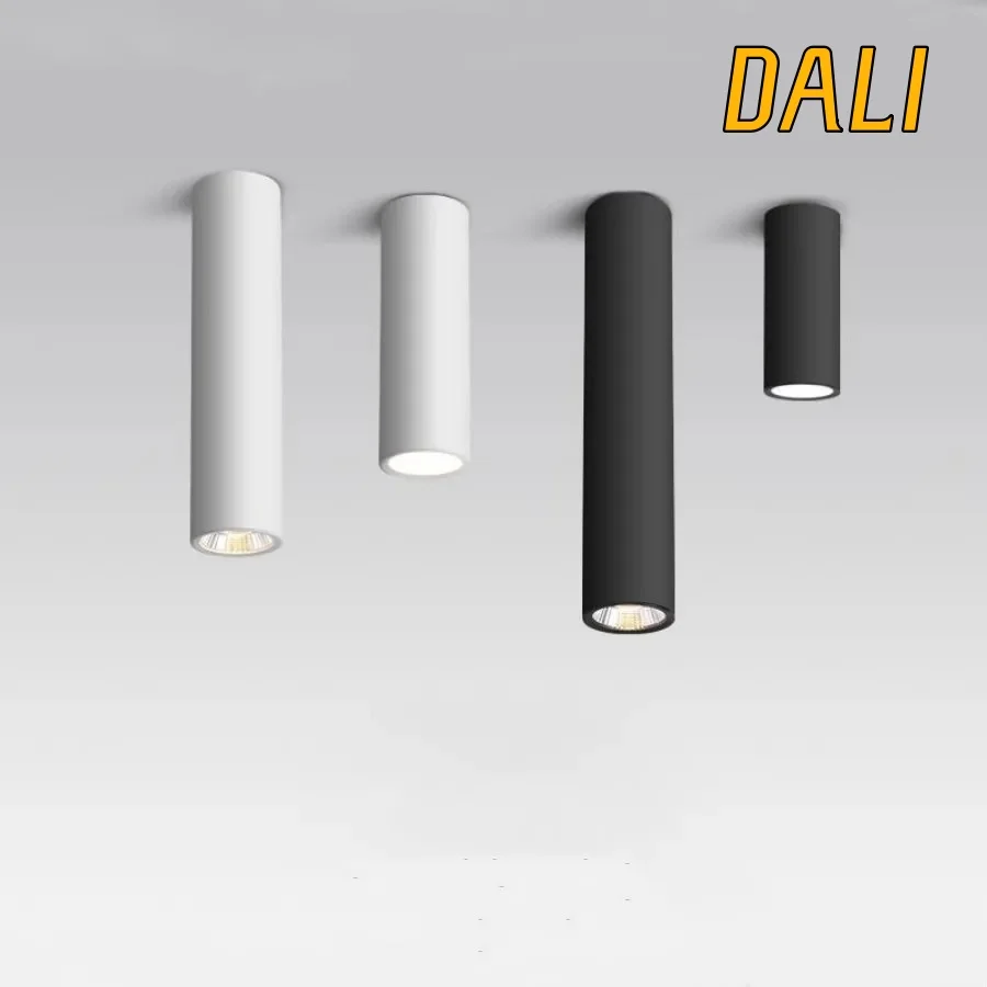 

DALI DT6 DT8 COB spotlight Down light anti-glare Ceiling light 7W10W12W Dimmable AC 220V aluminum Ceiling lamp Interior lighting