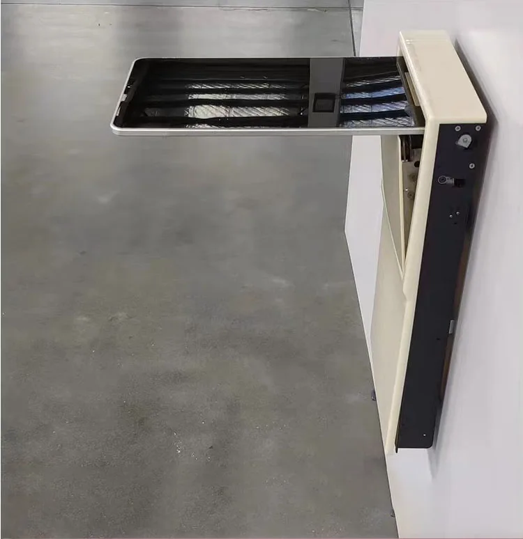 

Multi-Functional Hidden Power Fold-Away Electric Table For Luxury MPV & RV Interior Kits For Van