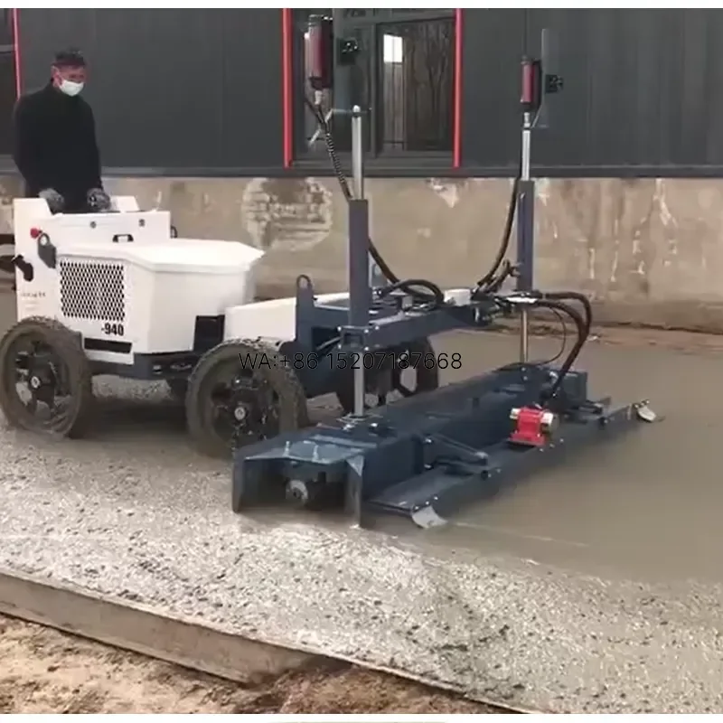 Wmwmnu for Floor Leveling 18.4kw Concrete Screed With Solid Puncture-proof Tyre