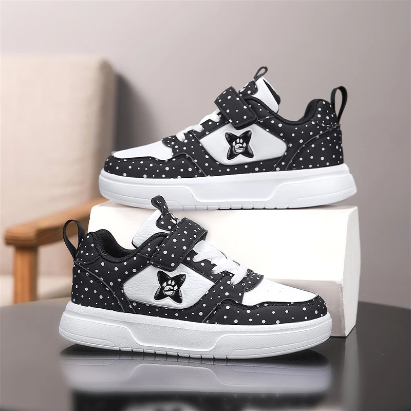 

Autumn Childrens Boy Sneakers Pu Leather Fashion Luxury Outdoor Running Basketball Kids Sports Shoes Non-slip Girls Casual Shoes