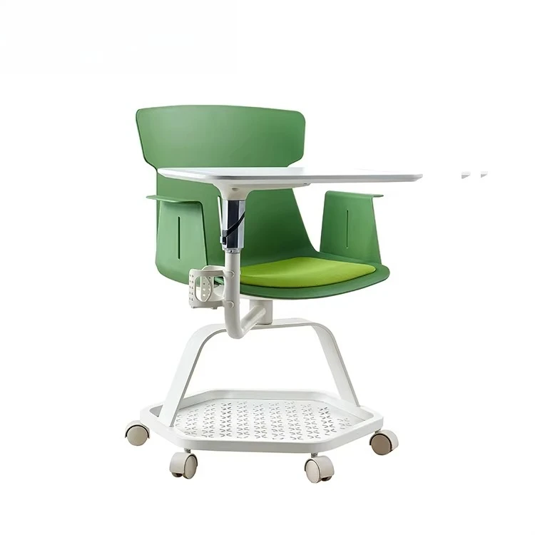 Study Training Chair with Table Attached Conference Chair Training Chair with Writing Pad