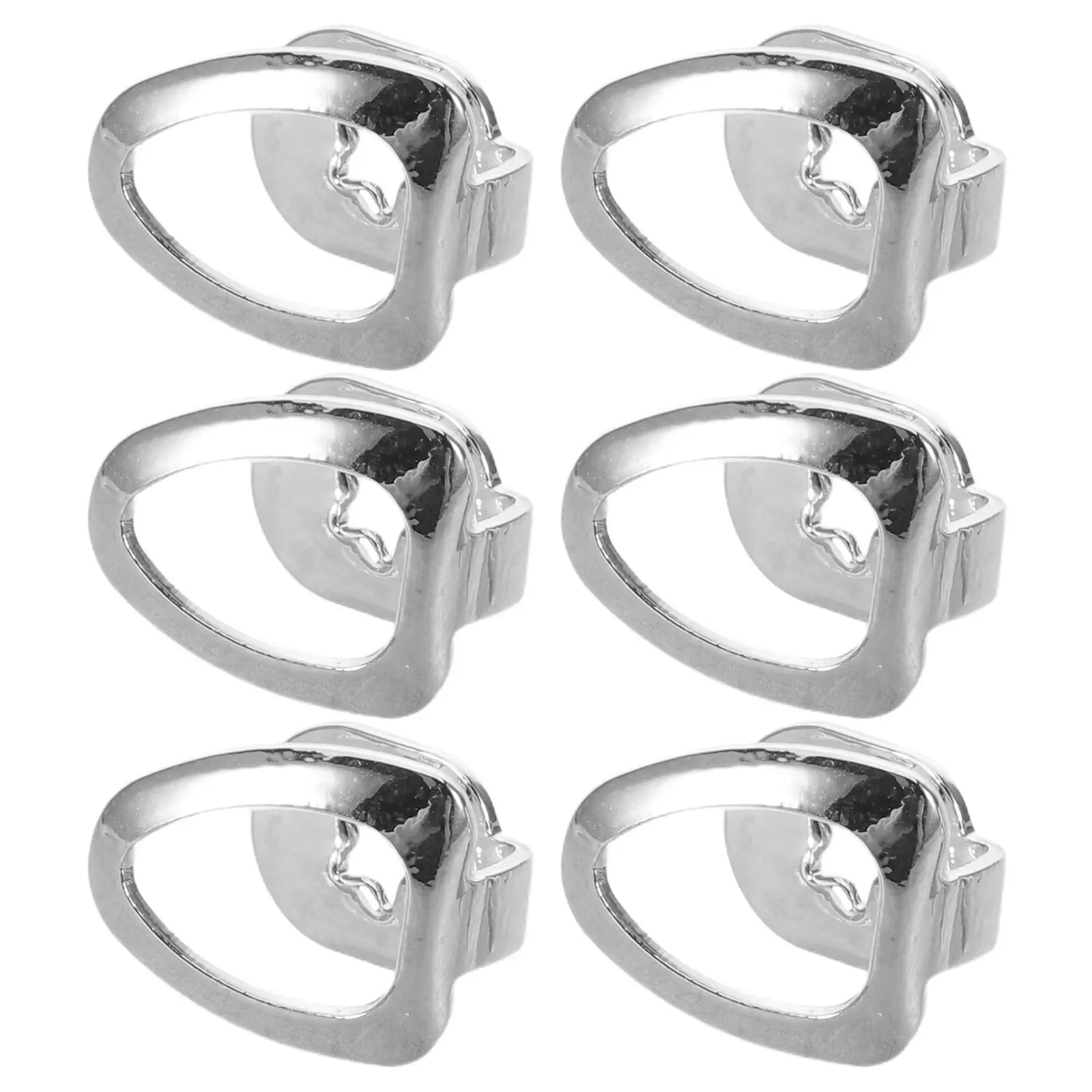 6 unidades de grill dental individual de metal con diseño de diente superior, estilo Hip Hop, para hombres, accesorio para fiestas de Halloween, accesorio para fotos, joyería para disfraz de rapero