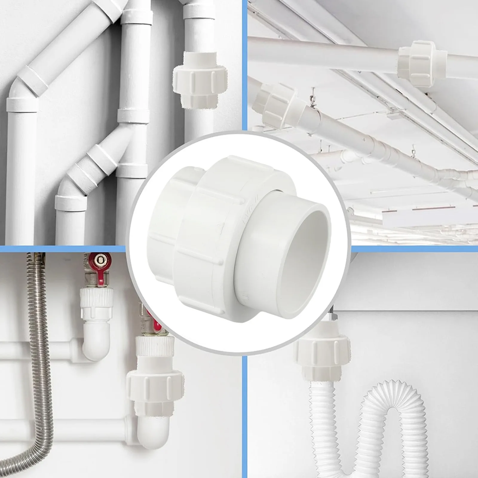 This Dependable Two Pack of PVC Slip Joints is Perfectly Tailored to Meet the Demands of Any Indoor or Outdoor Plumbing Project