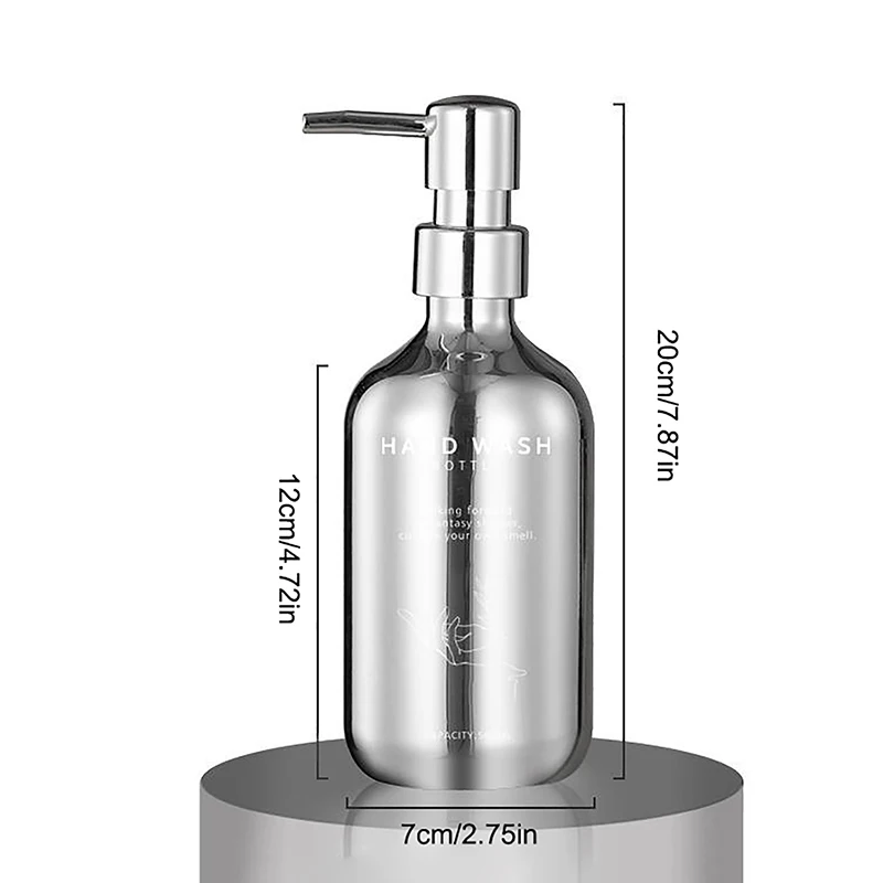 Bouteille de shampoing en PP galvanoplastie de 500ml, bouteille africaine de gratitude, gel HOShower, distributeur de grande capacité Regina