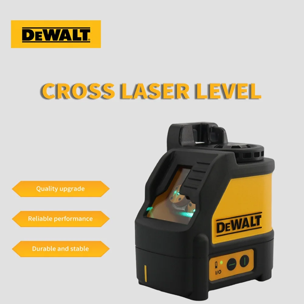 

DEWALT DW088CG 12V Laser Level 2-Lines Self Levelling Cross Line Green Beam Laser High Precision Vertical Horizontal Working