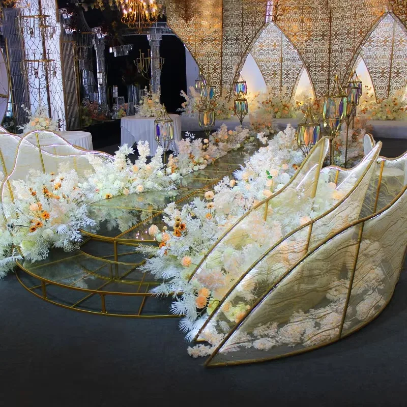 Wedding Decor Supplies Flower Table Ornaments Aisle Road Lead Welcome Area Wedding Props