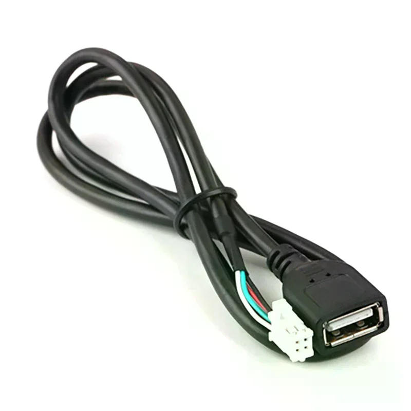1pc Car USB Cable Adapter Extension Cable Adapter 4Pin 6Pin For Car Radio Stereo Auto Accessories
