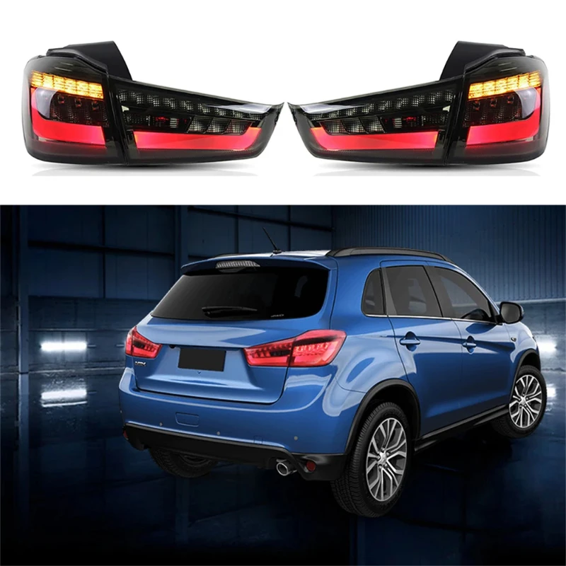 1 PAIR LED TAILLIGHTS FOR ASX 2011-2019 REAR LAMP LIGHT WITH REAR DRIVING LAMP BRAKE LIGHT REVERSE LIGHT TURN SIGNAL