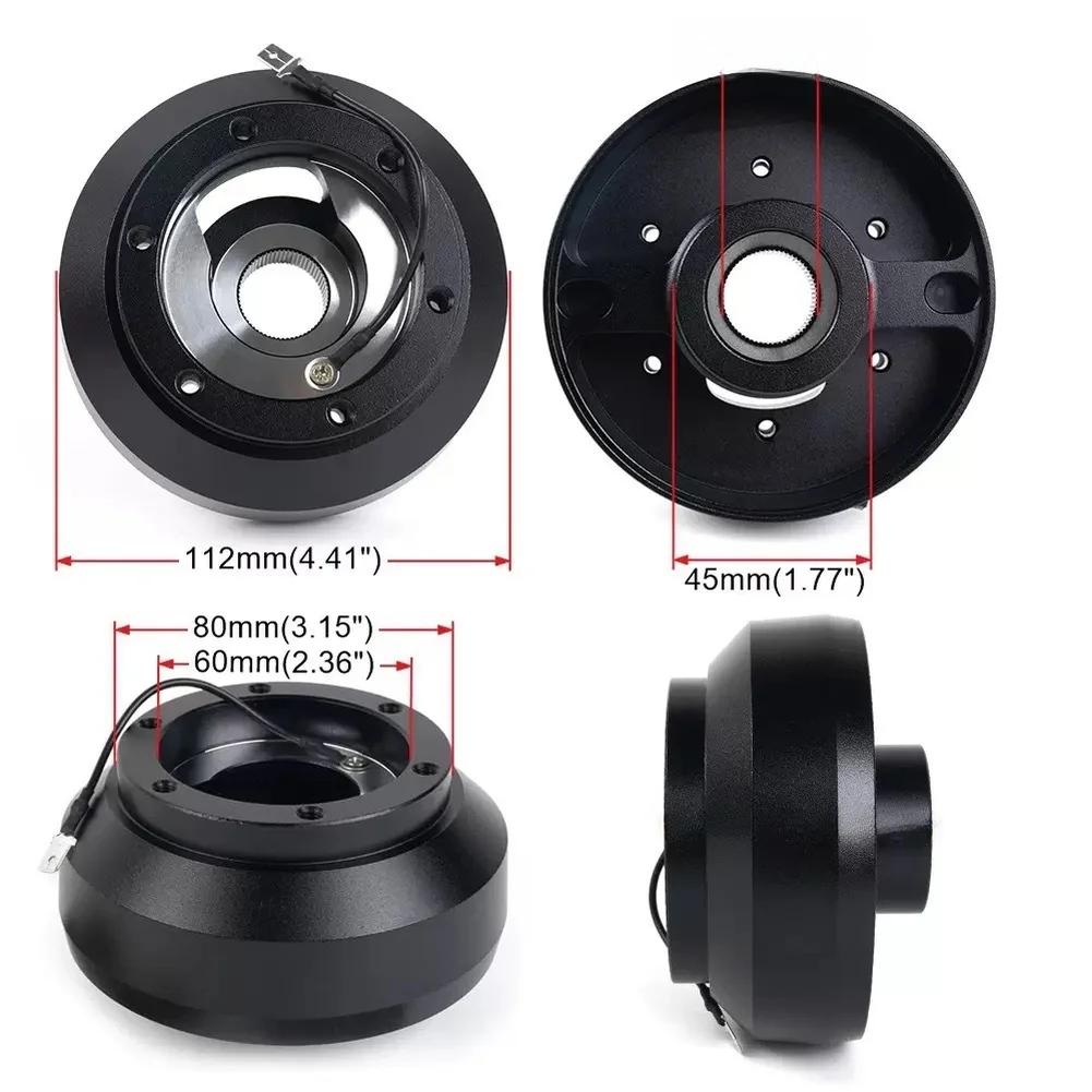 

For Vehicle Modification Steering Hub Adapter Steering Wheel Hub For Honda Compact Design Stable Steering Performance