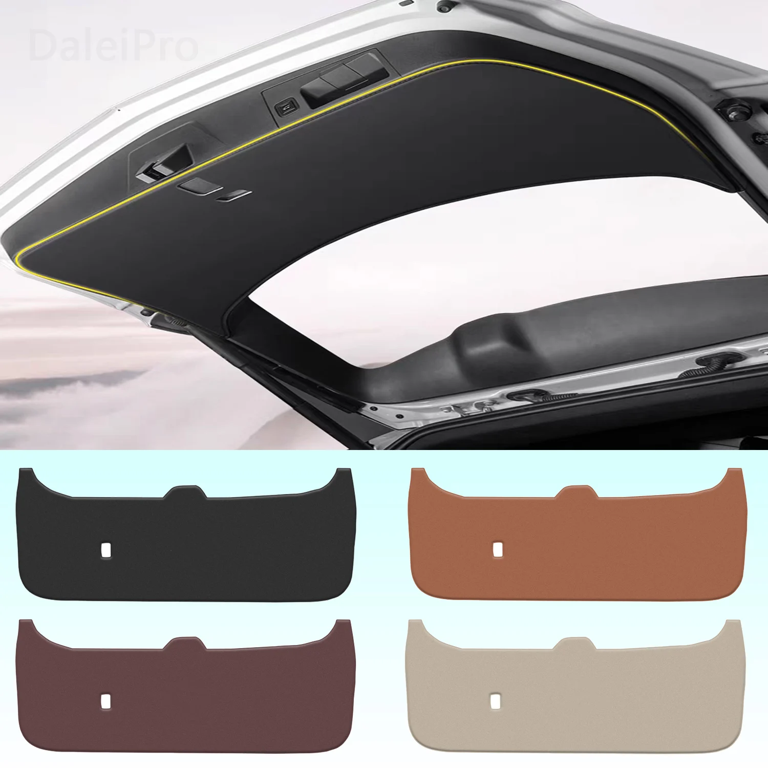For Subaru Forester 2019 2020 2021-2024 Car Liftgate Protection Mat Rear Trunk Protection Cover Anti-kick Leather Decoration Pad
