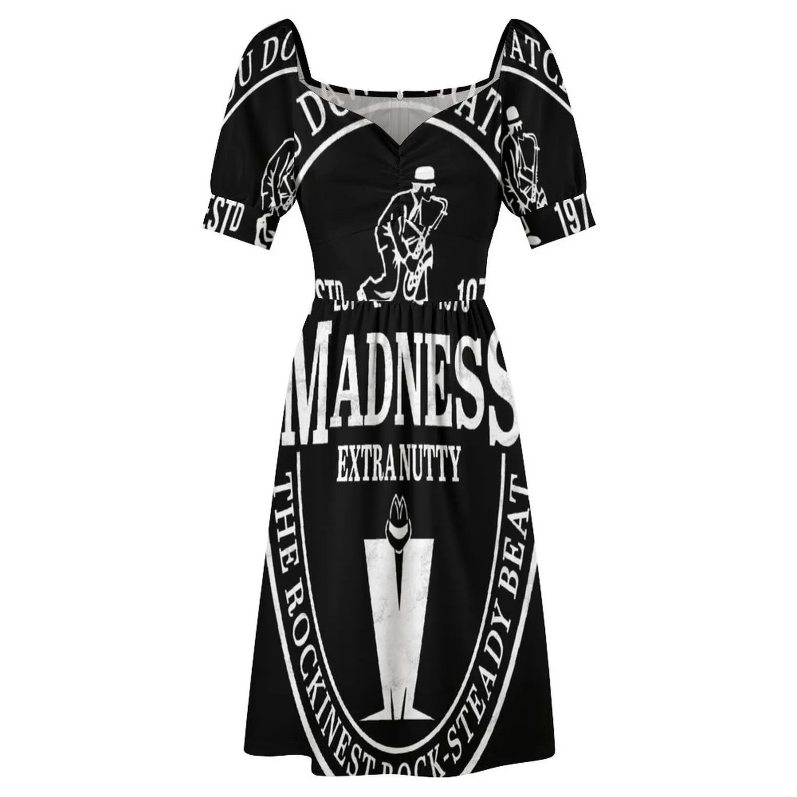 Madness Extra Nutty Short Sleeved Dress women's luxury party dress evening dress women bandage image 4