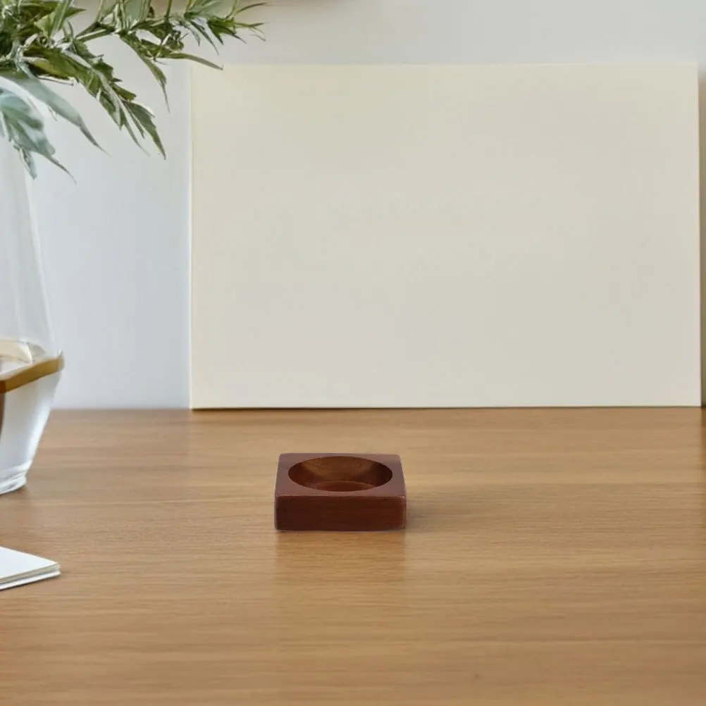 

2Pcs Wooden Base for Grinders and Spice Bottles Multifunctional Storage Elegant Design Kitchen Essentials Organizer