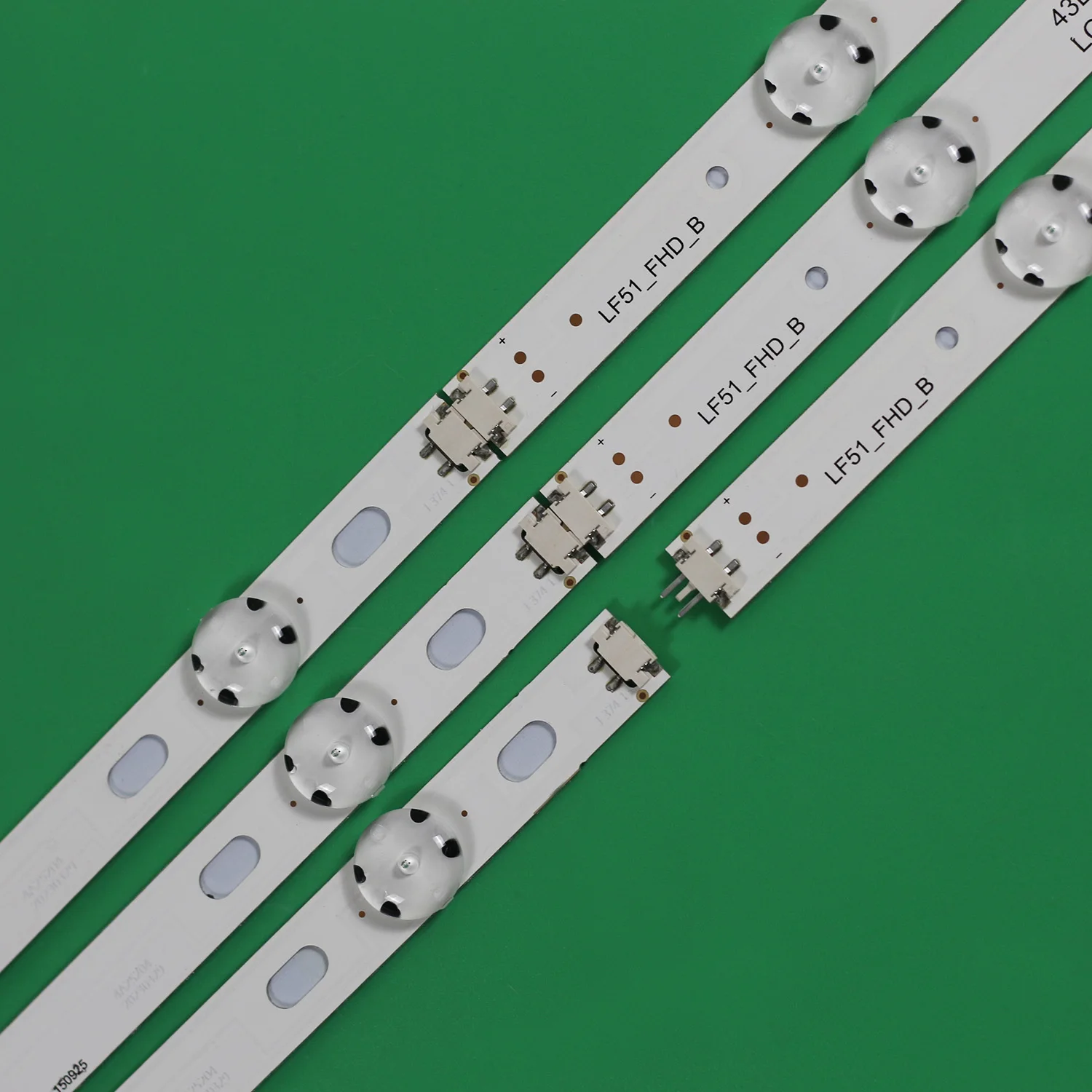 LED شريط إضاءة خلفي 7 مصباح ل 43UM7000PLA 43UK6200PLA LC43490072A LC43490088A AGF78860201 AGF79097901 LC430DUY-(SH)(A3)