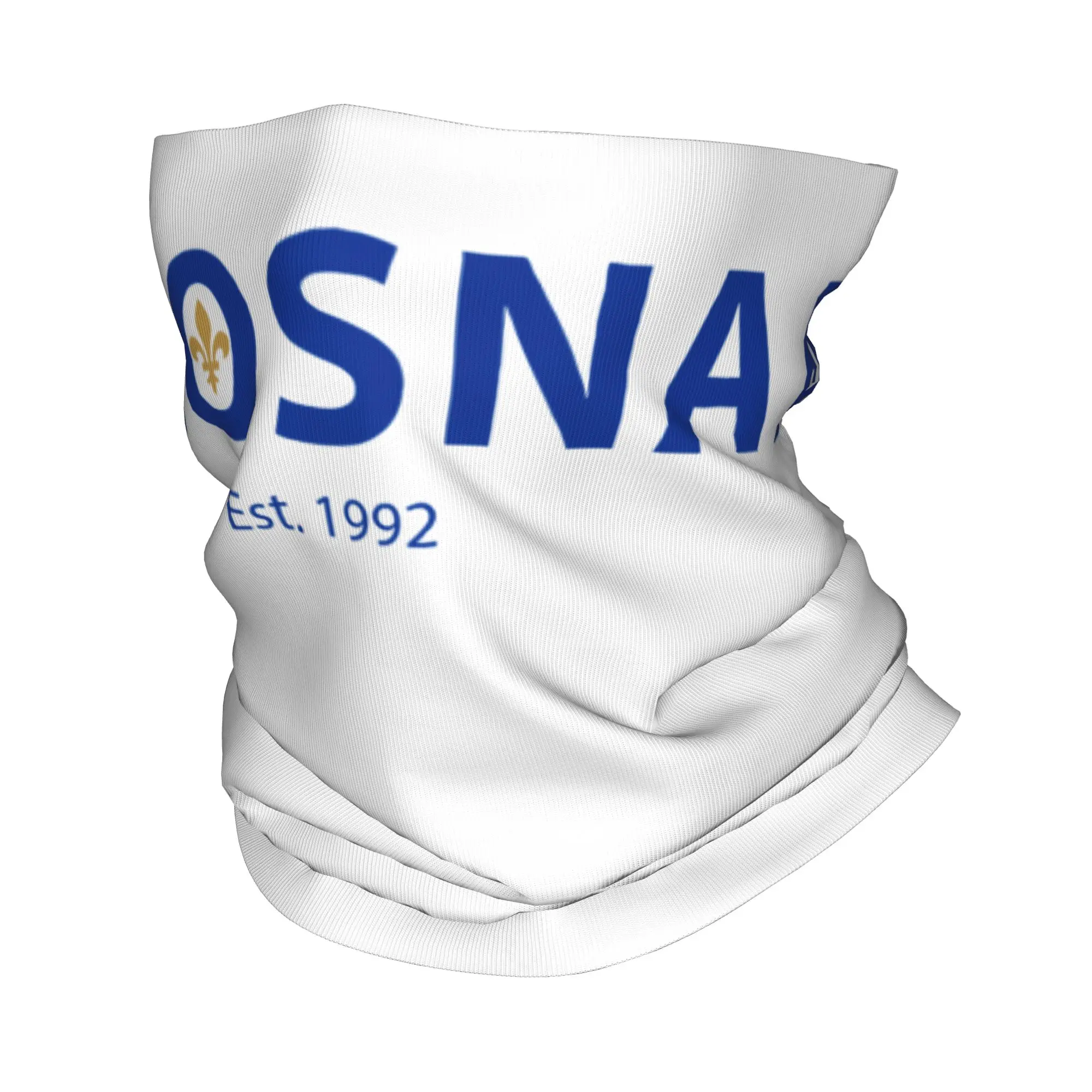Bosnia and Herzegovina Lily Bandana Neck Gaiter Balaclavas Mask Scarf Printed Bosnian Ljiljan Headband Unisex Adult Breathable