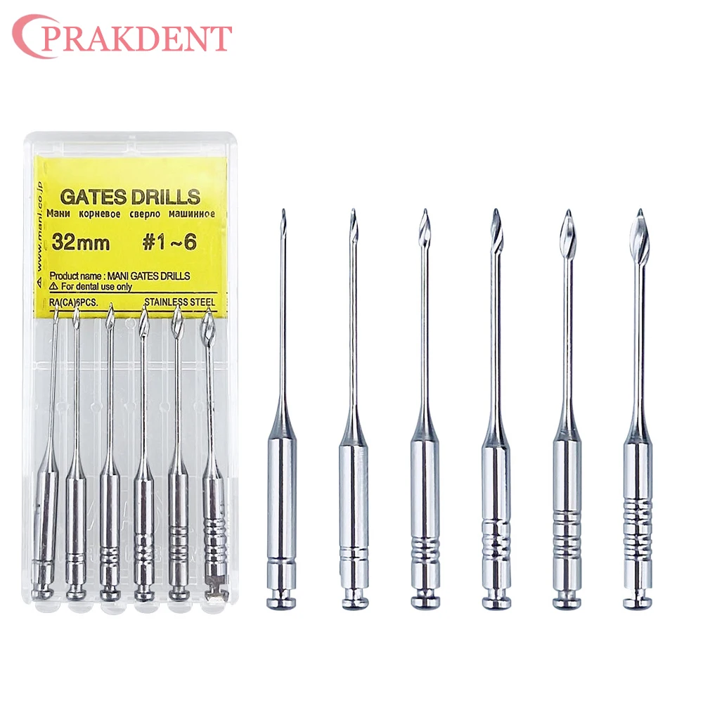 

Dental G-drill Stainless Steel Drill Bit Expanding Root Canal Openings Drilling Root Canal Files Oral Tools Equipment 6 Pieces