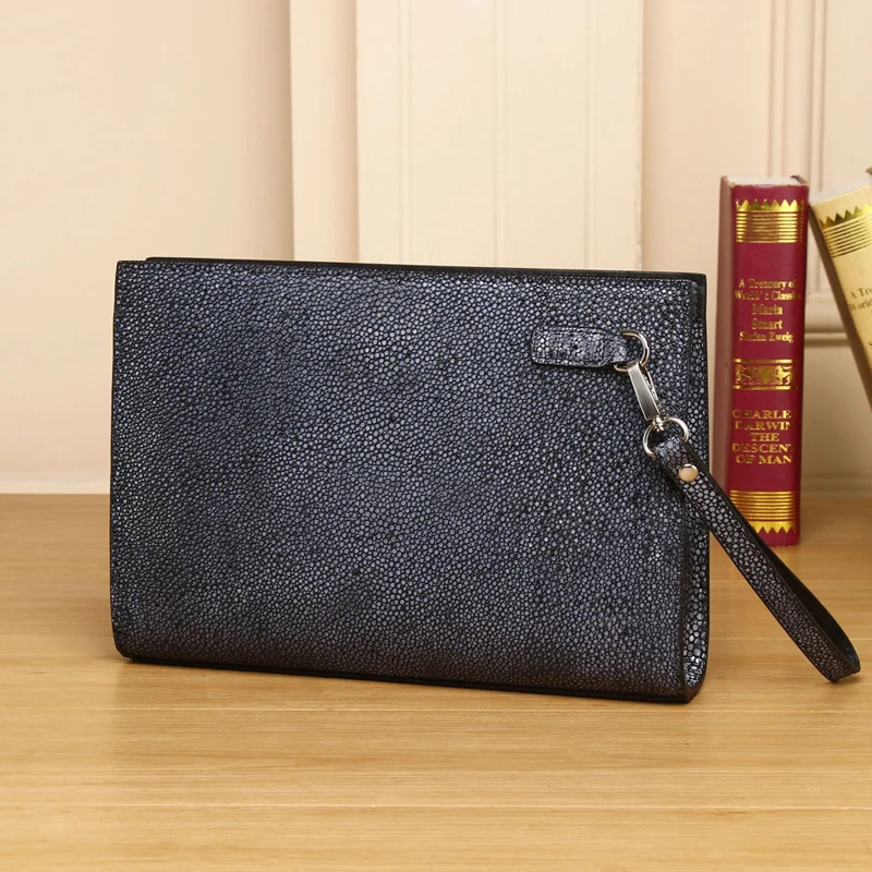 2023 Winter New Men's  Clutch Bag High-quality Genuine Leather Envelope Clutch Bag Large Capacity Men's Bag