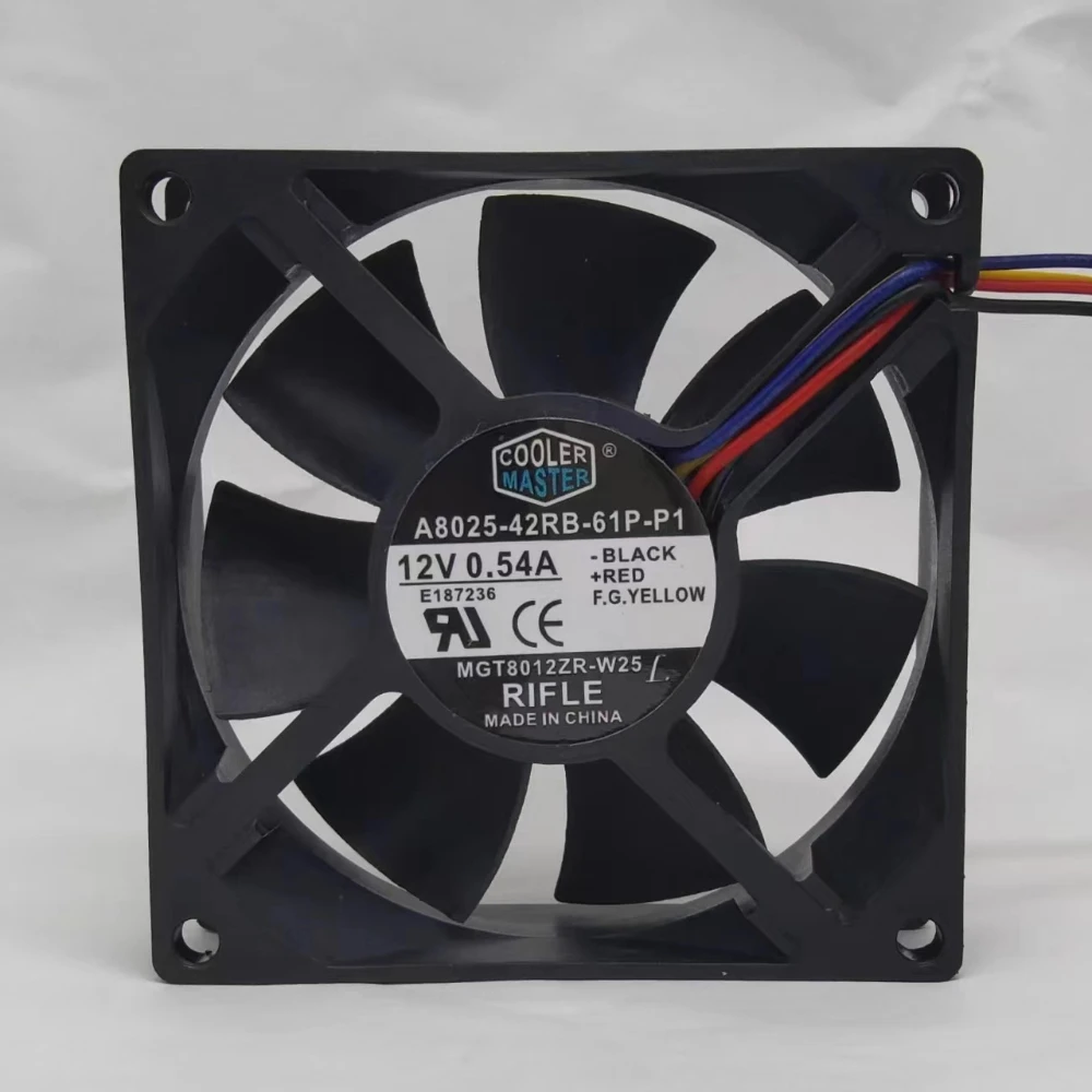 

Cooler Master A8025-42RB-61P-P1 12 В 0,54 А 8 см четырехпроводной ШИМ-контроль температуры вентилятор процессора