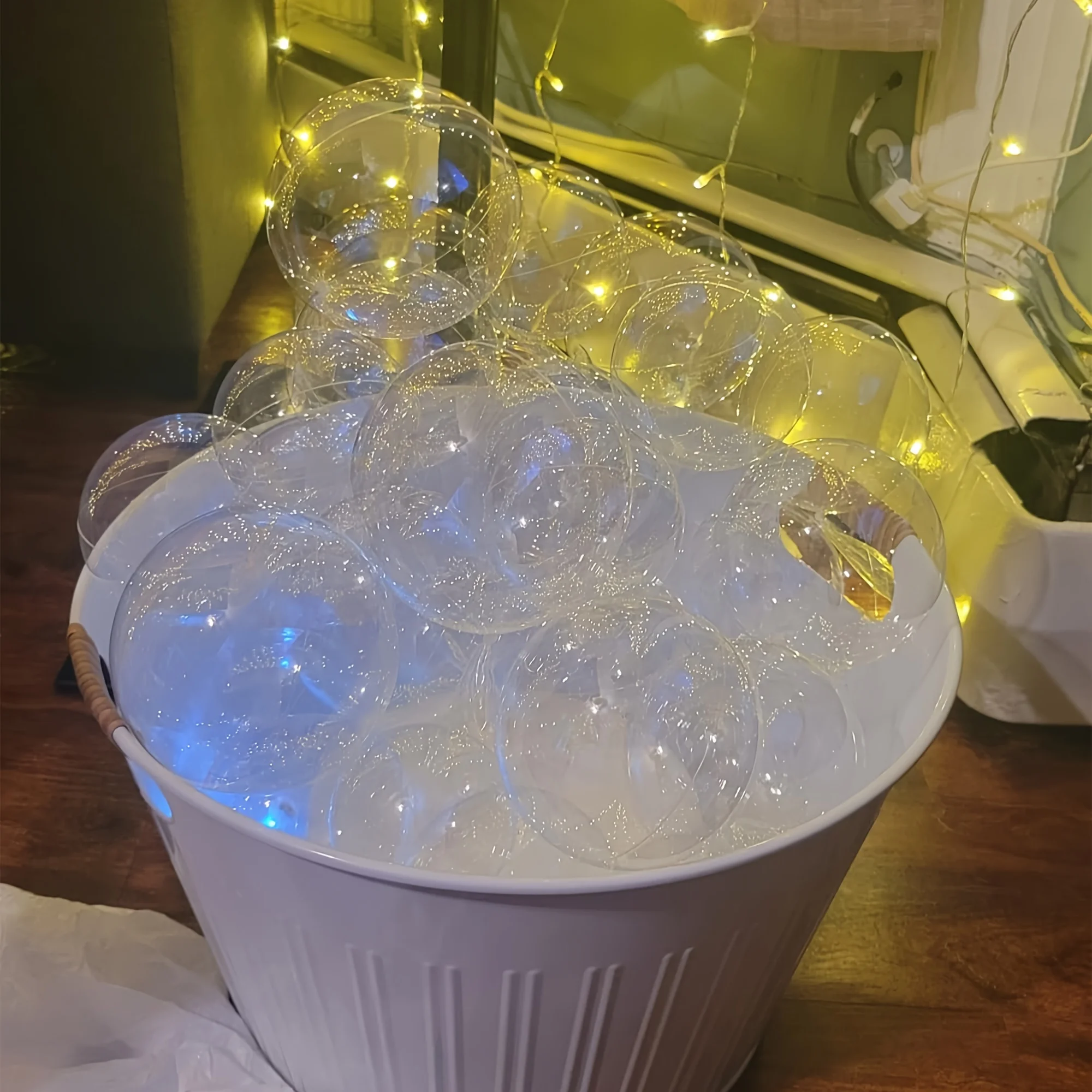 100 Stück Mini-Transparente Wellenballons Geeignet für Geburtstagsfeiern, Valentinstag, Hochzeiten, Meerjungfrauen-Partydekorationen – Detail 7