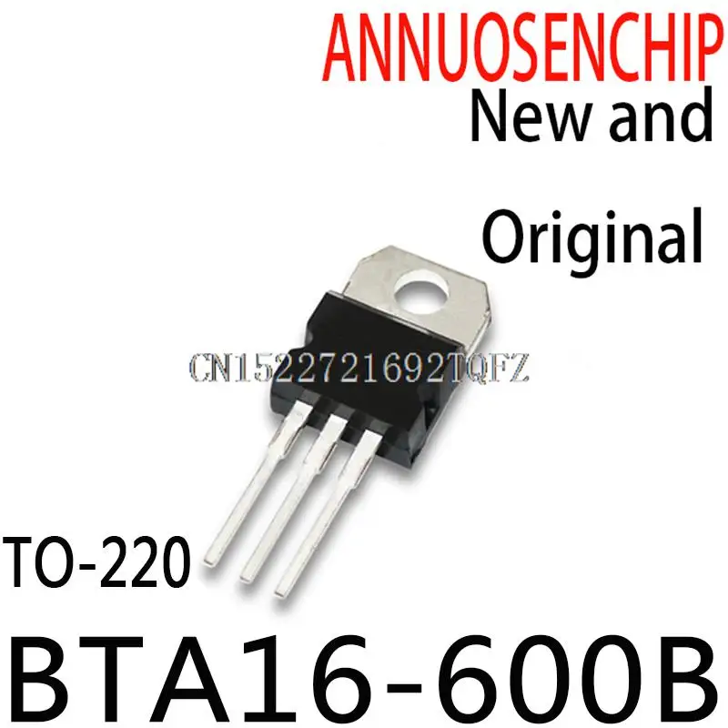 10PCS New and Original BTA16-600 BTA16  16A 600V TO-220 BTA16-600B