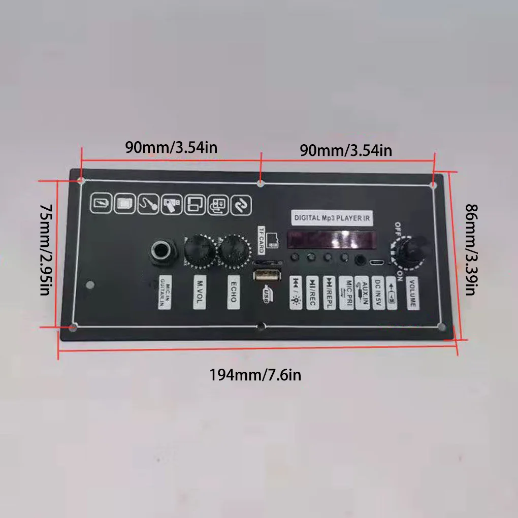 MP3 مكبر للصوت مجلس المتكلم للسيارة ، وحدة راديو الصوت ، AUX يو القرص ، 5 0