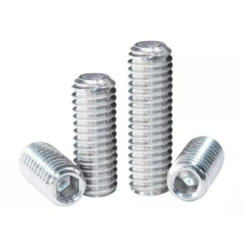 UNC UNF 2#-56 4#-40 5#-40 6#-32 To 1/2-13 304 Stainless Steel Hex Hexagon Socket Allen Cup Point Grub Headless Bolt Set Screw